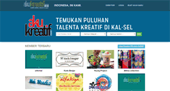 Desktop Screenshot of akukreatif.com